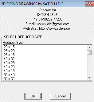 Select Reducer Size