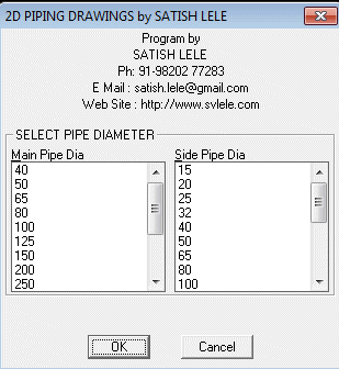 Select size of Weldolet