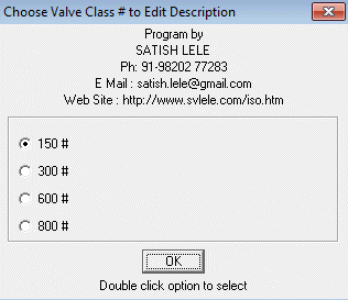 Edit Description of Valves