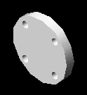 3D Blind Flange