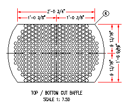 Top / Bottom Cut Baffle