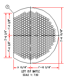 Left Cut Baffle