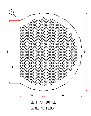 Left Cut Baffle