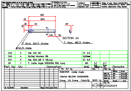 Cable Angle