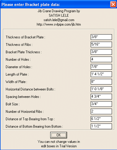 Jib Dialog Box 23